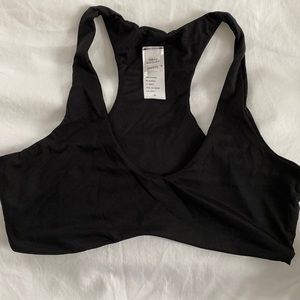 Naked Wardrobe Black Swim Top